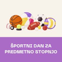 Športni dan (6. – 9. razredi)