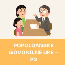 Popoldanske govorilne ure na predmetni stopnji